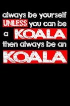 Always Be Yourself Unless You Can Be A Koala Then Always Be A Koala