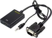 Ninzer VGA naar HDMI Adapter Converter 1080P Full HD met Audio kabel