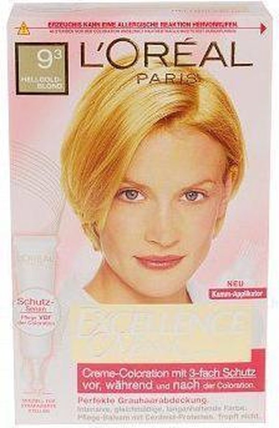 Loreal Paris Excellence 9.3 Blond doré très clair - Teinture pour ...