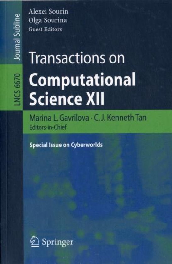 Transactions on Computational Science XII - cover