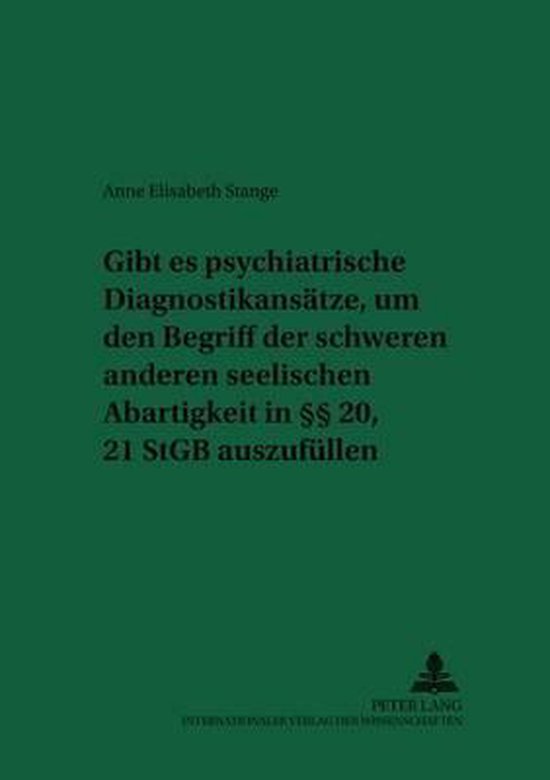Recht Und Medizin- Gibt es psychiatrische Diagnostikansaetze ... - cover
