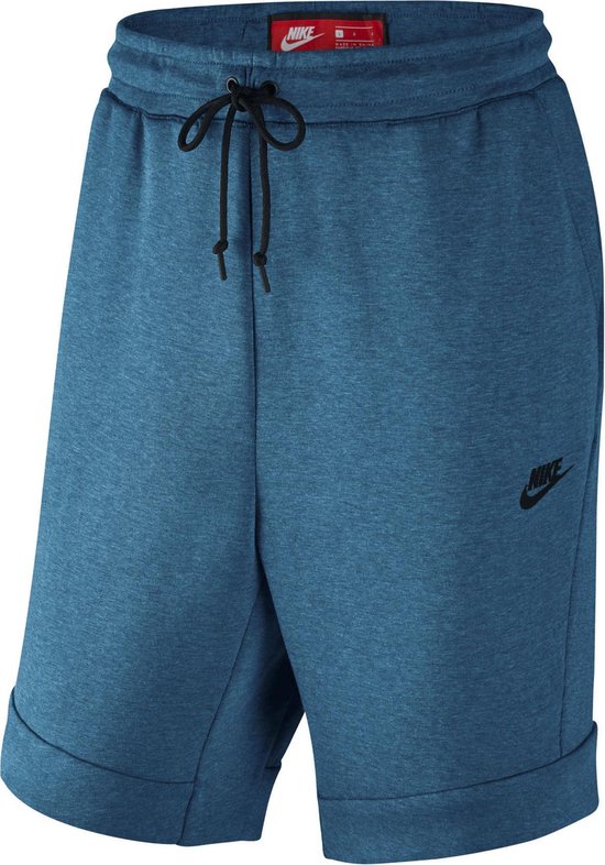 zuurstof klei Verstrikking Nike Sportswear Tech Fleece Short Heren Sportbroek casual - Maat S - Mannen  - blauw | bol.com