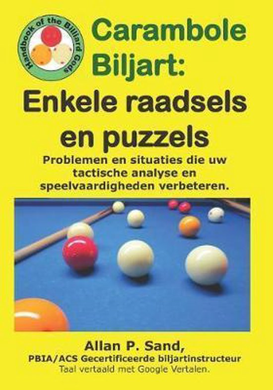 Carambole Biljart - Enkele raadsels en puzzels - cover