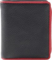 Pia Ries Billfold 863-5 Colored Edge Leer - Rood