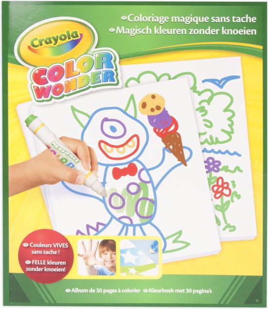 Crayola Color Wonder - tekenblok neutraal 30blz.