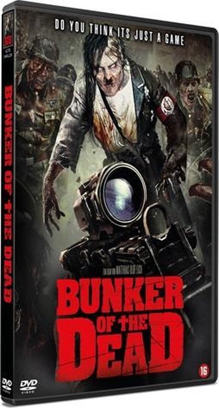 DVD-hoes van Bunker of the Dead met een groep zombies en de tekst 'BUNKER OF THE DEAD'.