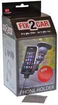 Kram Fix2Car Zuignap Telefoonhouder Auto voor de HTC Wildfire S - Zwart