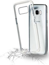 Azuri flexible bumpercover - wit - voor Samsung Galaxy S8