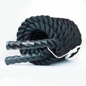 Matchu Sports - Battle rope - Fitness touw - HIIT training - 8KG - Cardio training - 38mm x 9m