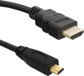 Qoltec HDMI kabel A male | Micro HDMI D-stekker | 2m.