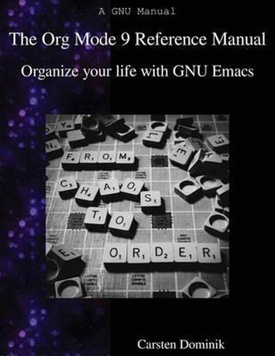 The Org Mode 9 Reference Manual - cover