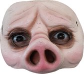 Halfmasker van een varken voor volwassenen - Verkleedmasker
