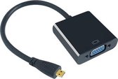 Micro HDMI - VGA adapter converter kabeltje