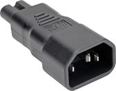 Tripp Lite P016-000 netstekker adapter C14 C7 Zwart