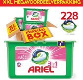 XXL voordeelverpakking | 228 Ariel Sensation Pink Pods | Jaarpakket | wasmiddel Capsules | Megavoordeelverpakking XXL 228 wasbeurten