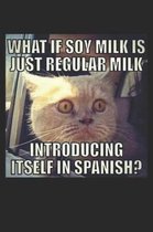What If Soy Milk Is Just Regular Milk Introducing Itself in Spanish