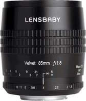 Lensbaby Velvet 85 black Canon EF