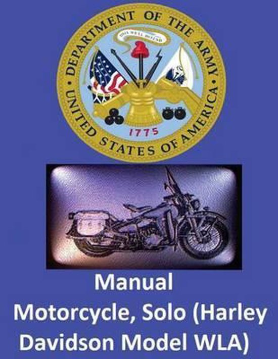 Motorcycle, Solo (Harley Davidson Model WLA) By