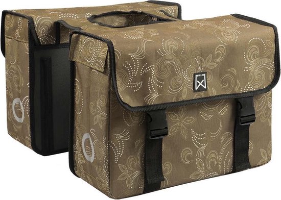 Willex Polyester Bag Double Sacoche - 36 litres - Marron