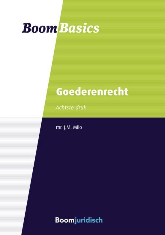 Boom basics goederenrecht