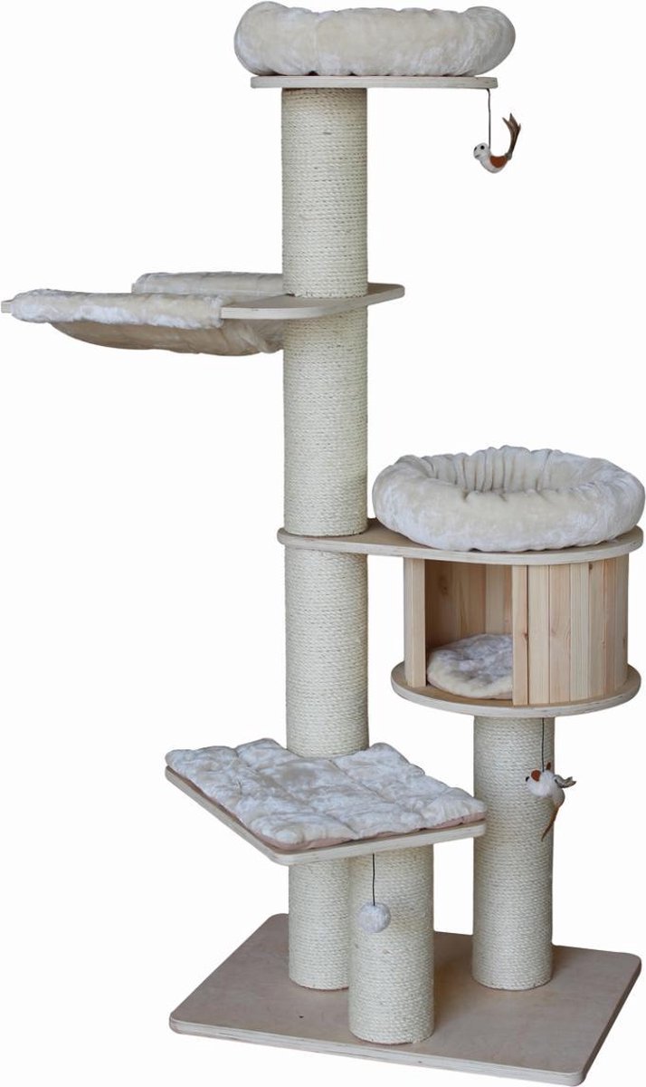 Krabpaal odun beige 76 X 56 X 176 CM