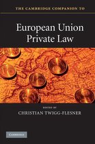 Cambridge Companions to Law - The Cambridge Companion to European Union Private Law