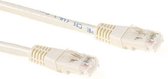 ACT Ivoor 0,25 meter UTP CAT6 patchkabel met RJ45 connectoren