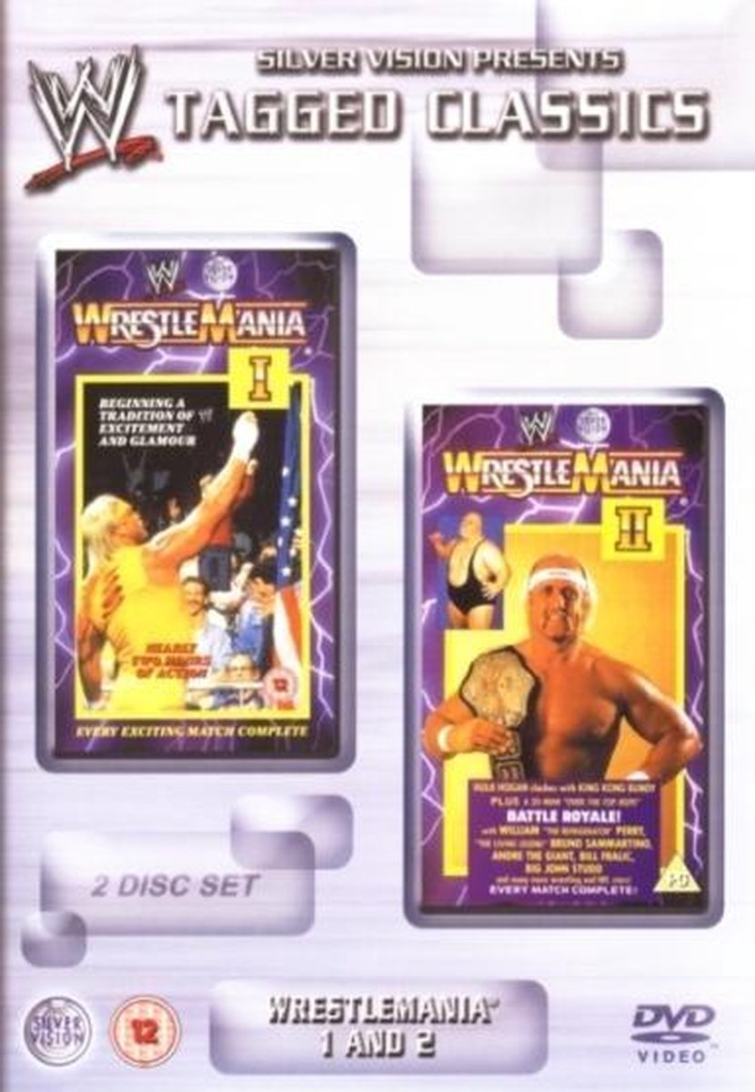 DVD WWE Tagged Classics: Wrestlemania 1 & 2