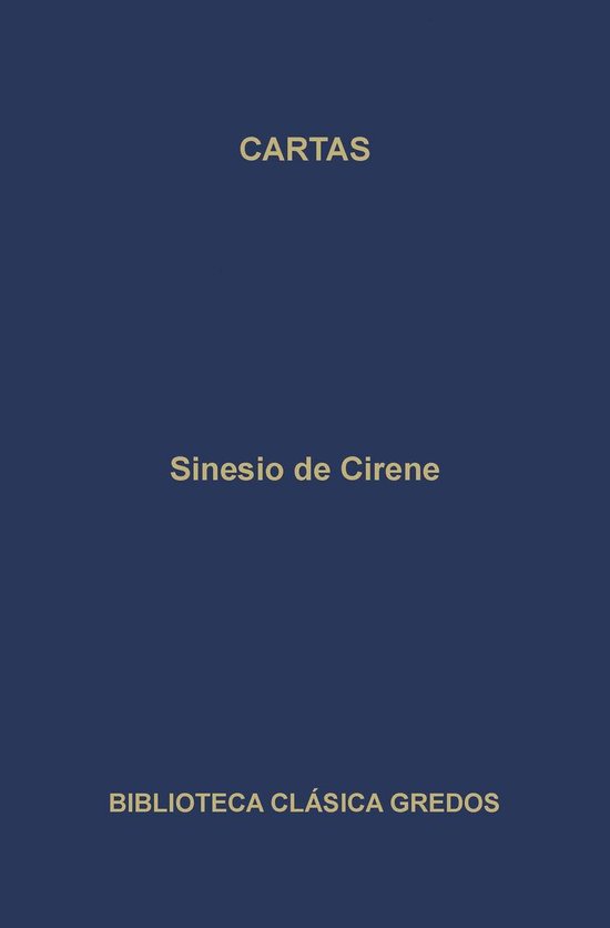 Biblioteca Clásica Gredos 205 - Cartas - cover