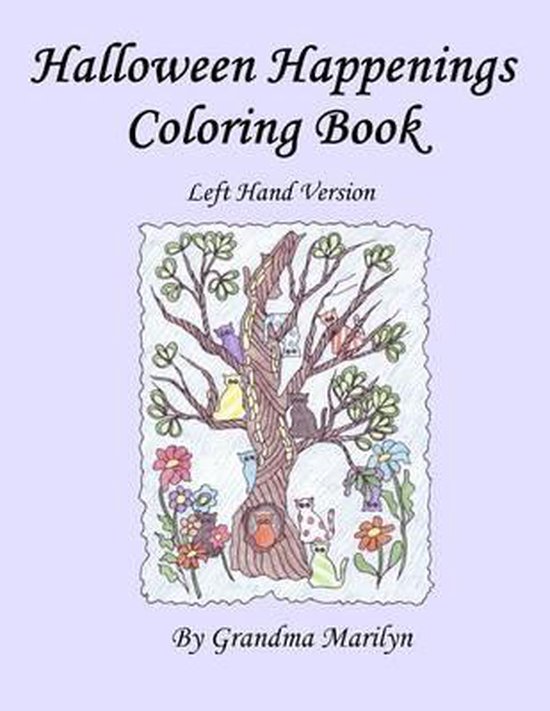 Halloween Happenings Coloring Book - cover
