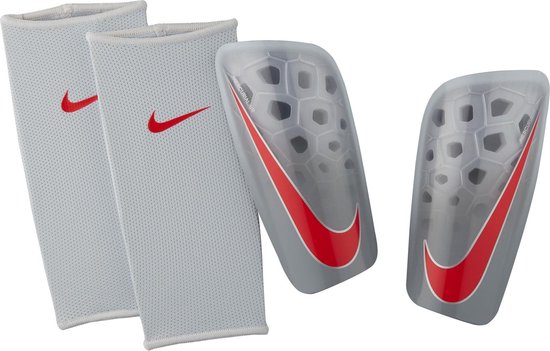 Laboratorium Let op Ontdek Nike Mercurial Lite scheenbeschermer wit/rood - maat S | bol.com