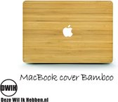Watzz - Houten cover - Design Hardshell - MacBook  Air 12" - Bamboe