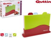 Quttin snijplanken set incl houder - 4 delig