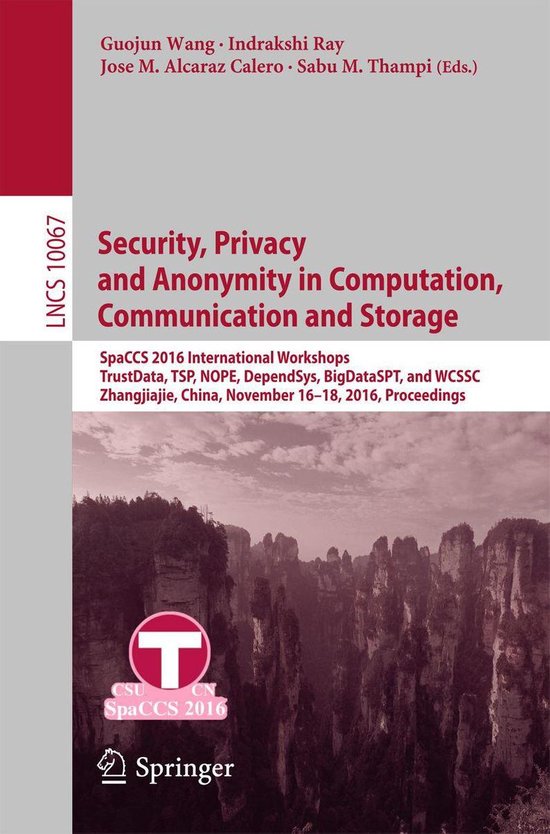 Springer Nature Proceedings Computer Science - Security, Pri ... - cover