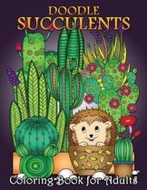Doodle Succulents Coloring Book for Adults