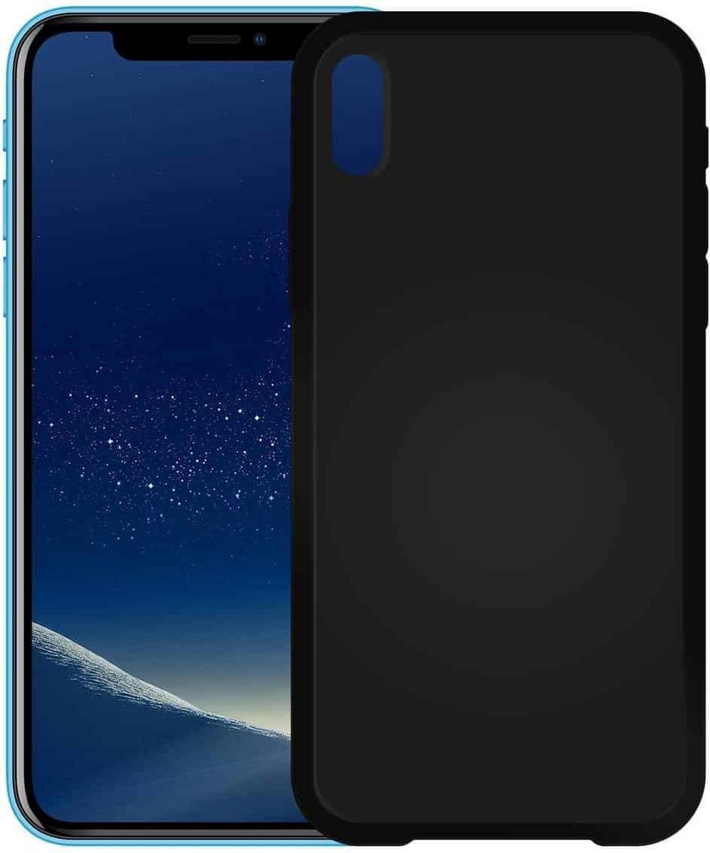 Mat Zwart TPU Siliconen hoesje voor Apple iPhone Xr