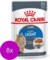 Royal Canin Fhn Adult Ultra Light Mp Pouch - Kattenvoer - 8 x 12x85 g
