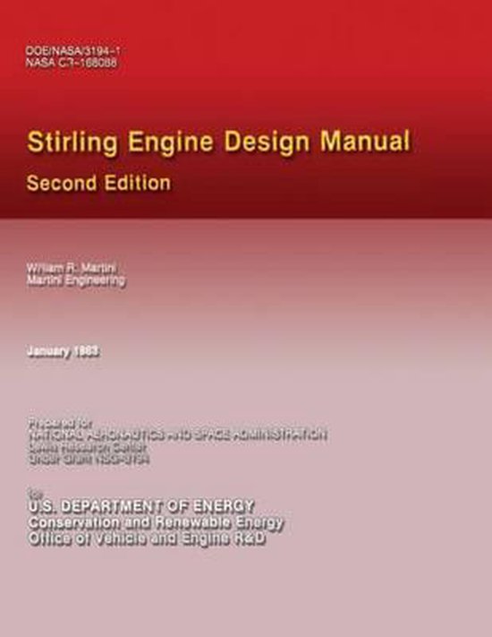 Stirling Engine Design Manual - cover