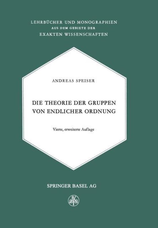 Lehrbücher und Monographien aus dem Gebiete der exakten Wis ... - cover