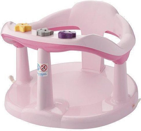 Angelcare Soft-Touch Badzitje Roze - Veilig En Comfortabel Voor Baby's Tot 6 Maanden