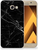 Samsung Galaxy A5 2017 TPU Siliconen Hoesje Marmer Zwart
