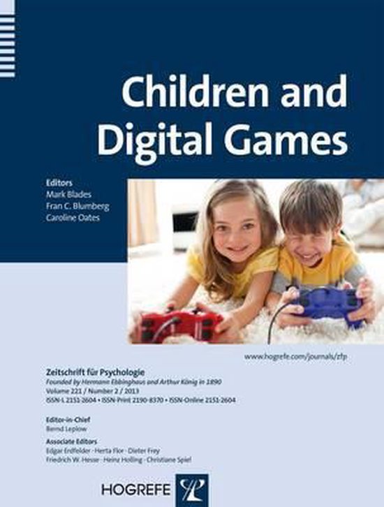 Children and Digital Games - cover