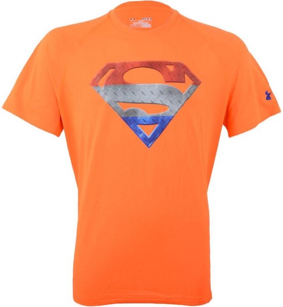 armour Tech Holland superman - Sportshirt - Mannen - M - Oranje | bol.com