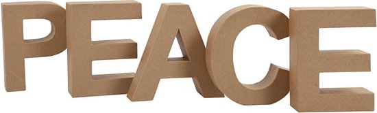 Mot de décoration, dim.17,5 cm, épaisseur 5,5 cm, 1 jeu