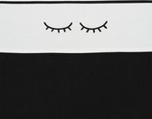 Meyco Sleepy Eyes ledikant laken - 100x150 cm - zwart