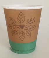 koffiebeker biologisch afbreekbaar - 225 cc [groot] - 100 stuks