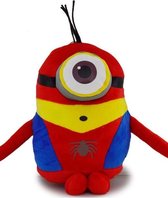 Verschrikkelijke Ikke Despicable Me Pluche Knuffel - Spiderman Minion 22cm