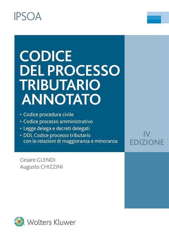 Codice del processo tributario annotato - cover