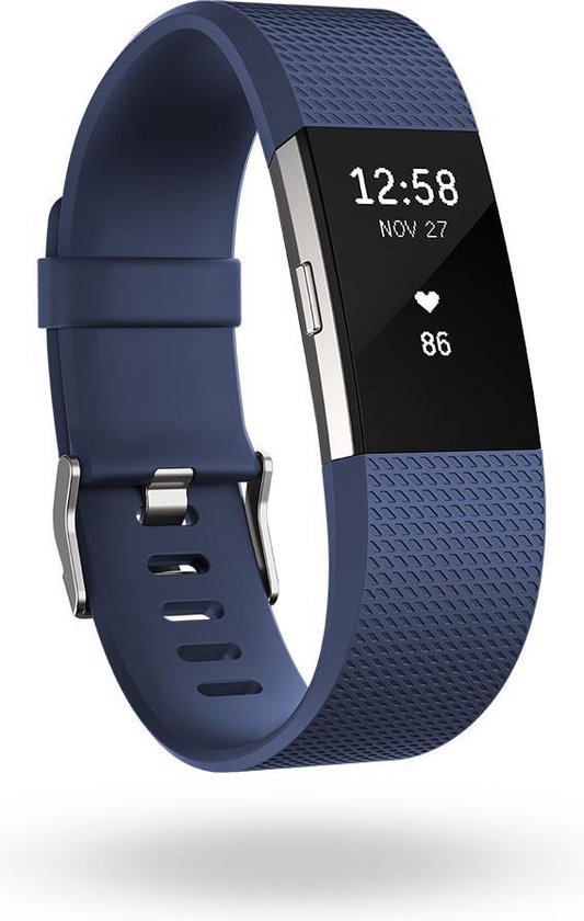 Fitbit Charge 2 - Activity tracker - Blauw - Small