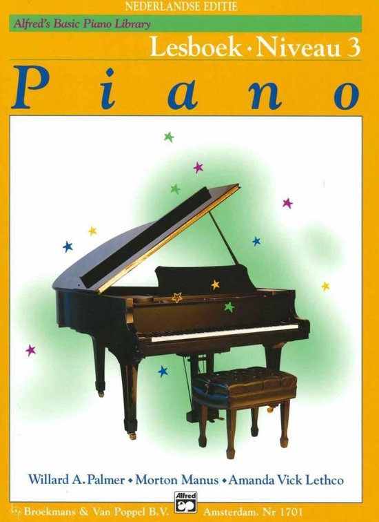 Foto: Alfred s basic piano library lesboek niveau 3